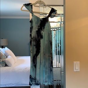 Midi tie dye midi dress